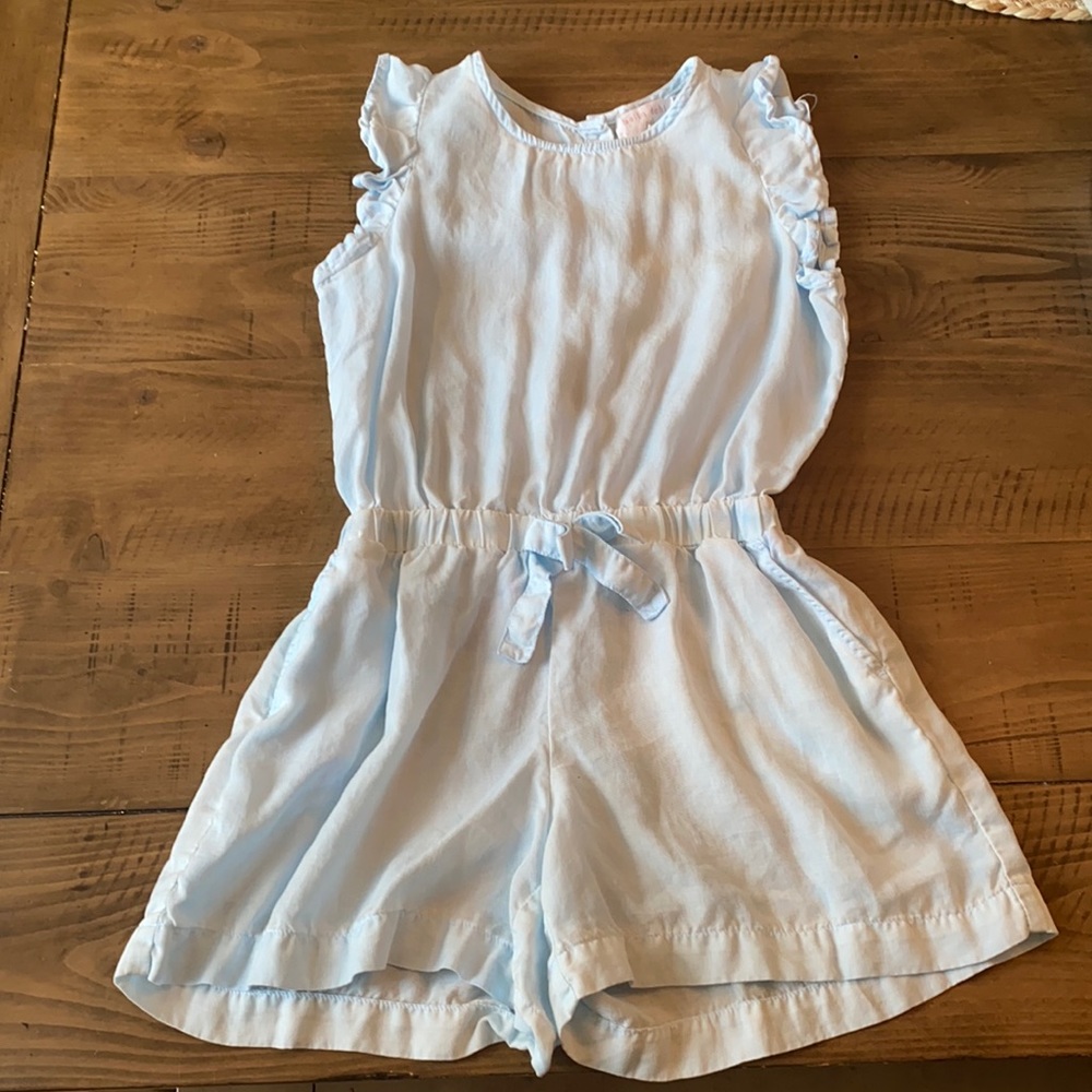 Bella Dahl girls romper light blue 10